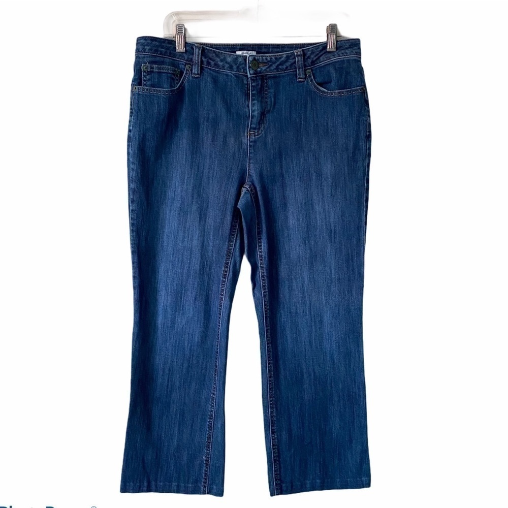 Liz Claiborne Stretch Jeans Straight Leg 10